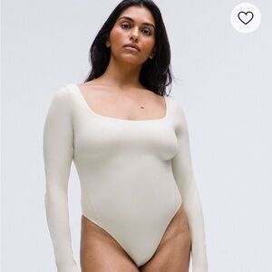 Lululemon cream bodysuit